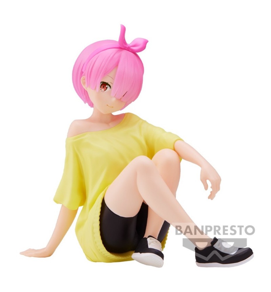 Figura Banpresto Re: Zero Starting Life In Another World Relax Time Ram Training Style