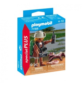 Playmobil Investigador Con Caimán