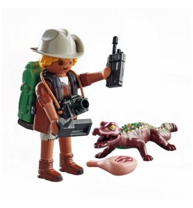 Playmobil Investigador Con Caimán