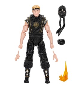 Figura Hasbro Power Rangers X Cobra Kai Lightning Collection Morphed Johnny Lawrence Black Ranger