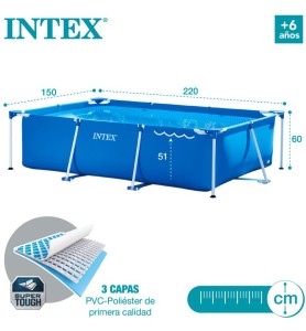 Intex 28270 Piscina Desmontable Tubular 220x150x60cm