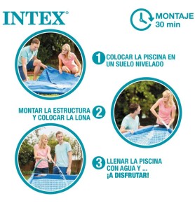 Intex 28270 Piscina Desmontable Tubular 220x150x60cm