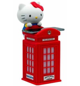 Cargador Inalambrico Hello Kitty Londres Cabina Telefonica