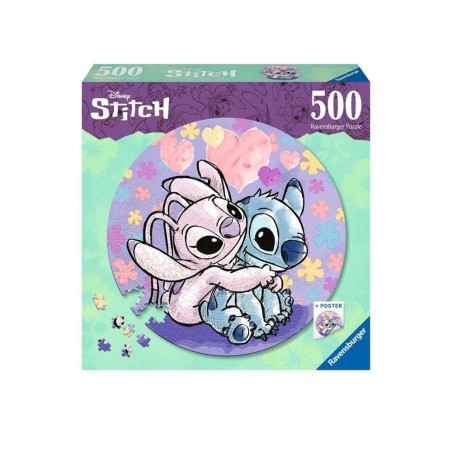 Puzzle Ravensburger Stitch Y Ángel 500 Piezas