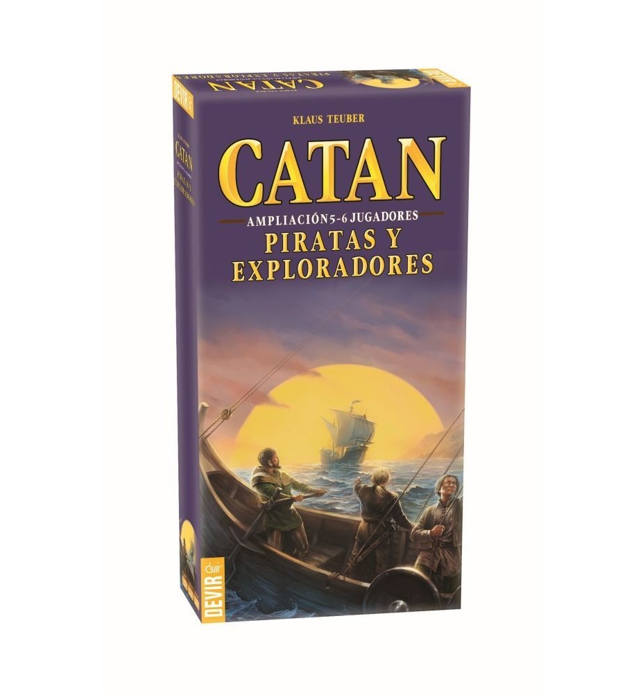 Juego De Mesa Devir Catan Piratas Y Exploradores 5 - 6 Jugadores