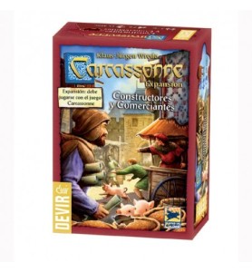 Juego De Mesa Devir Carcassonne Constructores Y Comerciantes