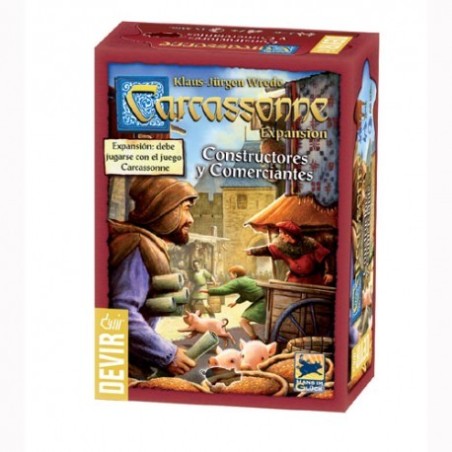 Juego De Mesa Devir Carcassonne Constructores Y Comerciantes