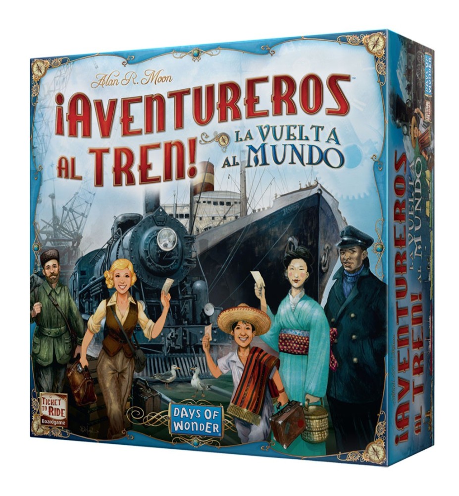 Juego De Mesa ¡aventureros Al Tren! La Vuelta Al Mundo Pegi 8