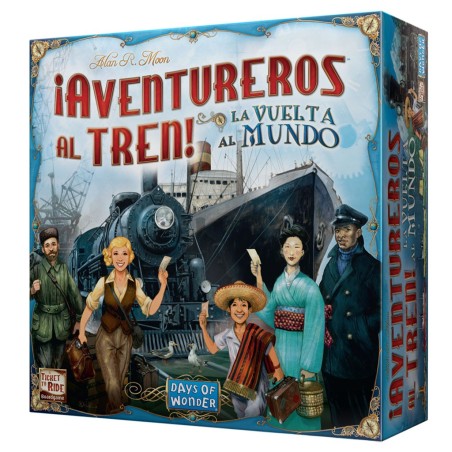 Juego De Mesa ¡aventureros Al Tren! La Vuelta Al Mundo Pegi 8