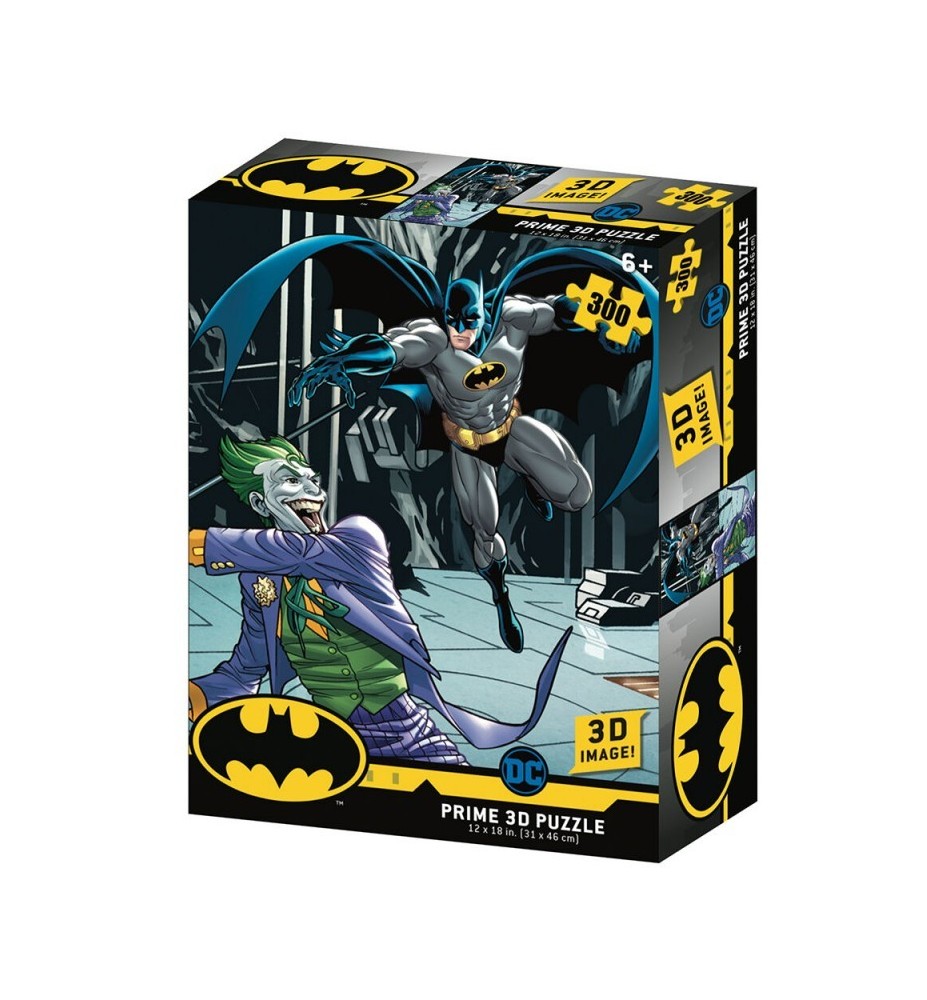 Puzzle 3d Lenticular DC Comics Batman Vs Joker 300 Piezas