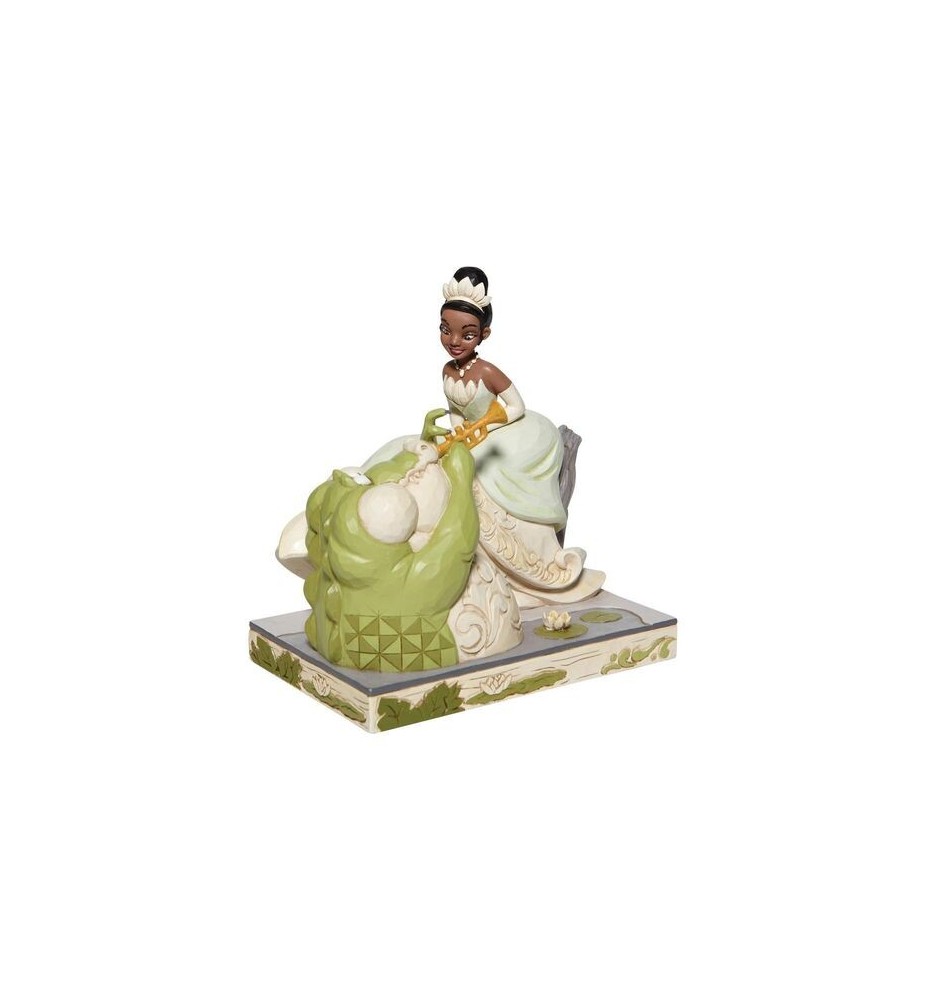 Figura Enesco Disney La Princesa Tiana Y El Sapo Tiana Con Cocodrilo