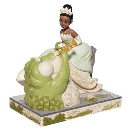 Figura Enesco Disney La Princesa Tiana Y El Sapo Tiana Con Cocodrilo