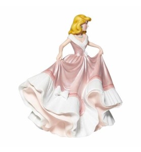 Figura Enesco Disney La Cenicienta La Cenicienta Con Vestido Rosa