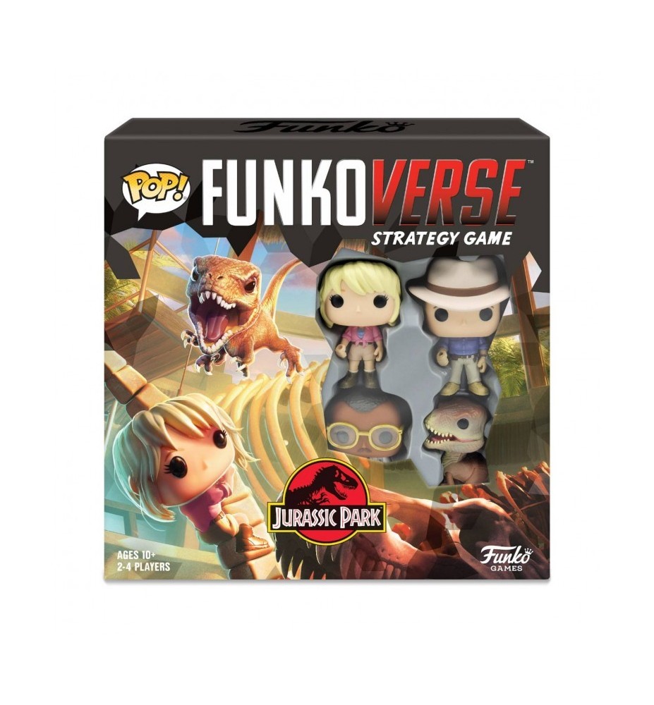 Juego De Mesa Funkoverse Jurassic Park Edicion 100 Version Ingles