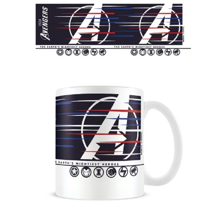 Taza De Desayuno Pyramid Marvel Avengers Los Vengadores Logo