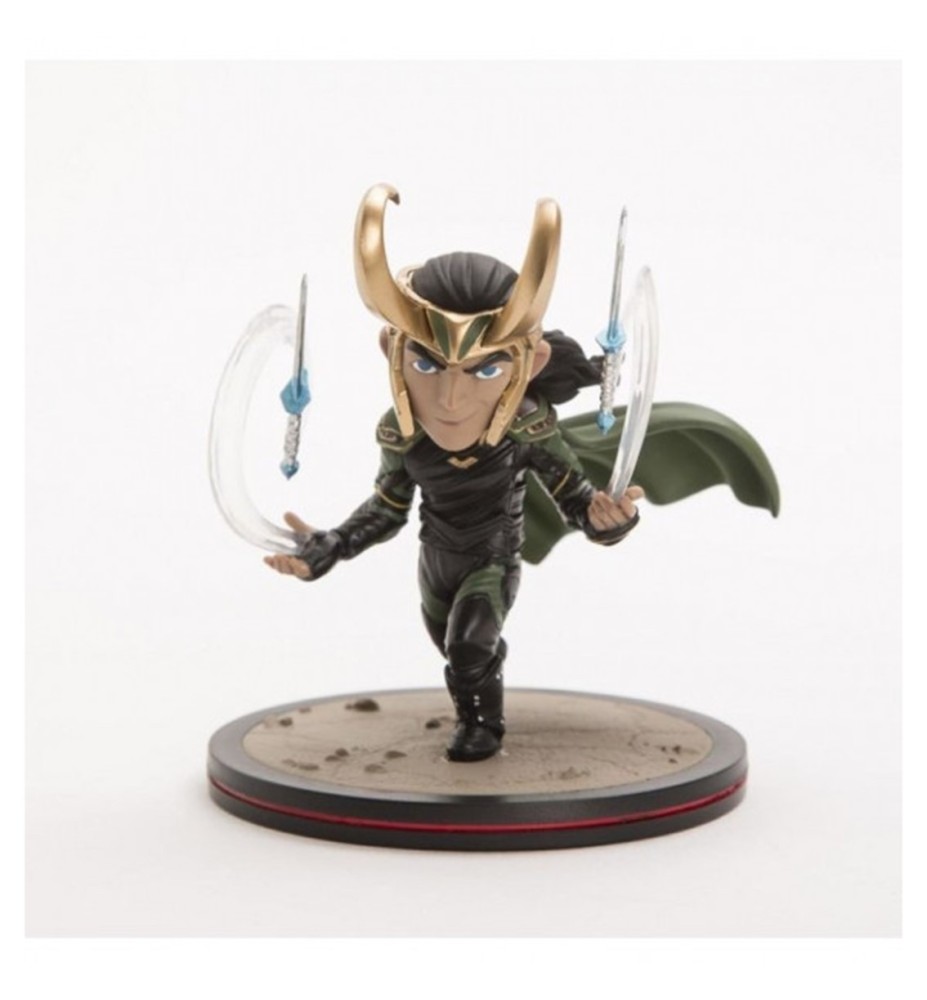 Figura Quantum Mechanix Marvel Thor Ragnarok Loki Diorama