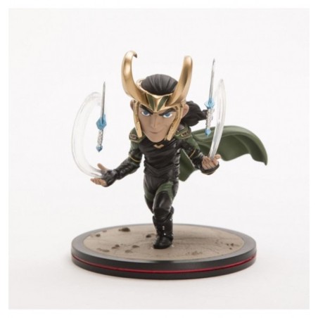 Figura Quantum Mechanix Marvel Thor Ragnarok Loki Diorama