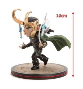 Figura Quantum Mechanix Marvel Thor Ragnarok Loki Diorama