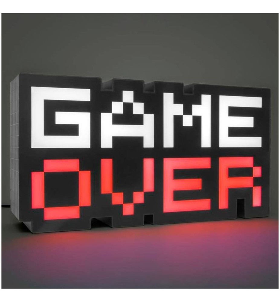 Lámpara Paladone Videojuegos Game Over