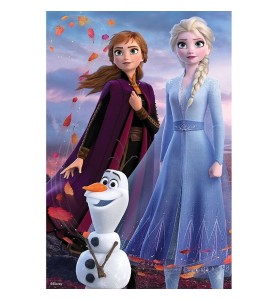 Puzzle Lenticular Prime 3d Disney Frozen Ii Elsa Anna Y Olaf 200 Piezas