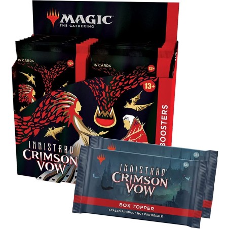 Juego De Cartas Wizards Of The Coast Collector Booster Display (12 Mazos) Innistrad Crimson Vow Cartas Magic Inglés