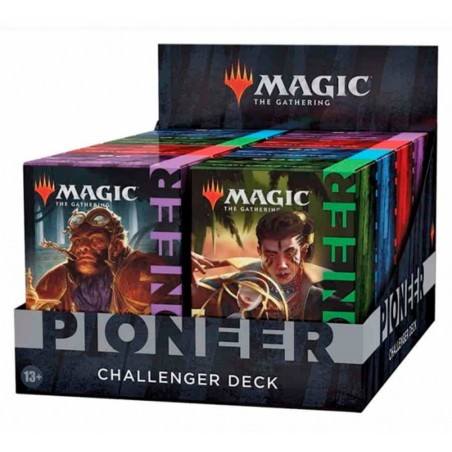 Juego De Cartas Caja De Sobres Wizards Of The Coast Magic The Gathering Pioneer Challenger Deck Display 8 Mazos Inglés