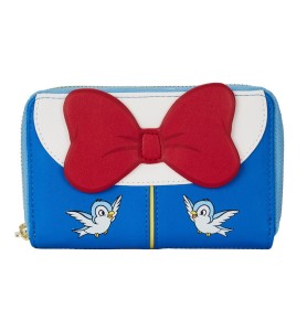 Cartera Loungefly Disney Blancanieves Cosplay Bow Zip Around Wallet