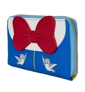 Cartera Loungefly Disney Blancanieves Cosplay Bow Zip Around Wallet