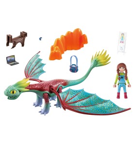 Playmobil Dragones: Nine Realms: Feathers & Alex