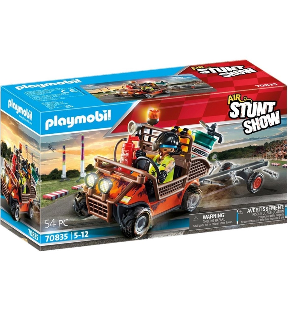 Playmobil Air Stuntshow Servicio De Reparacion Movil