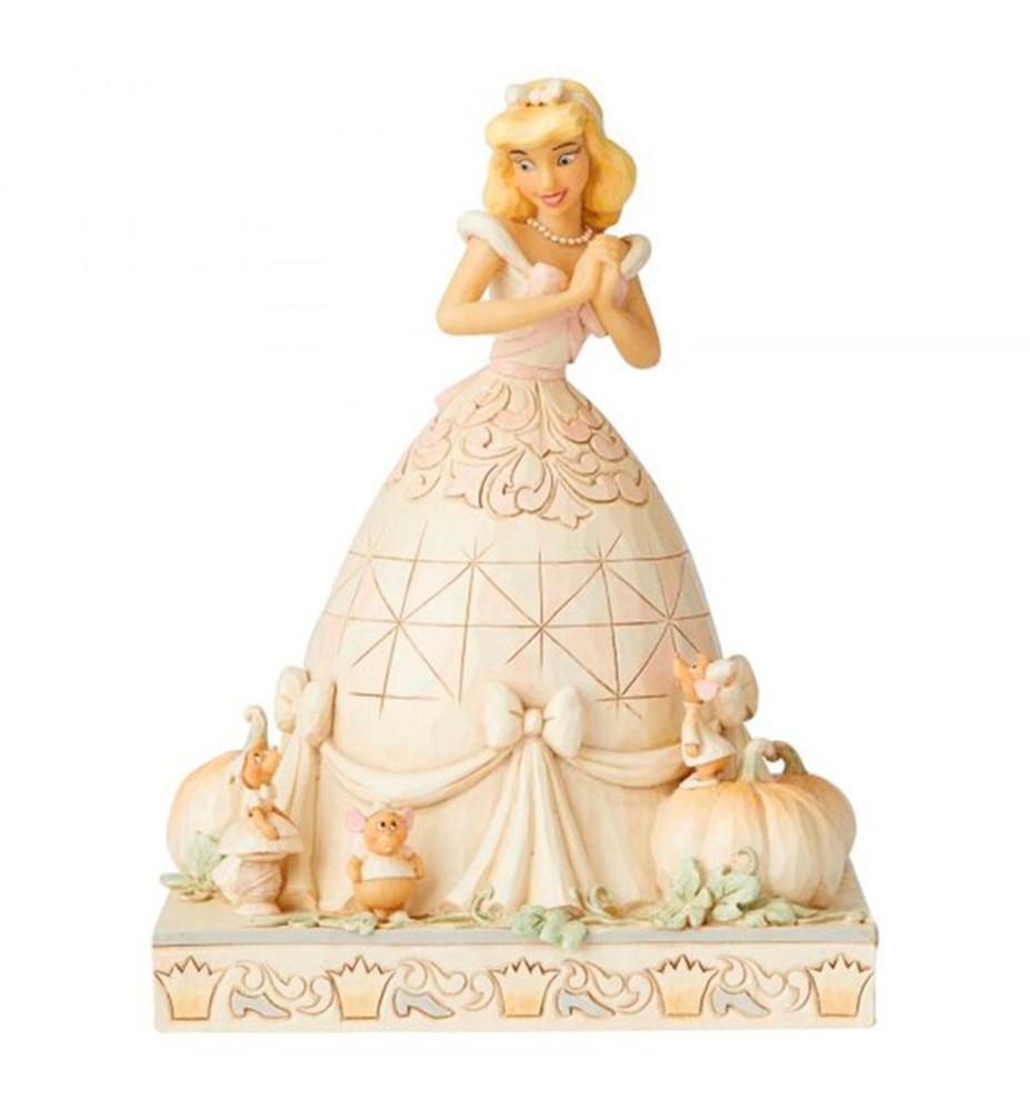 Figura Enesco Disney La Cenicienta La Cenicienta Soñadora En Blanco