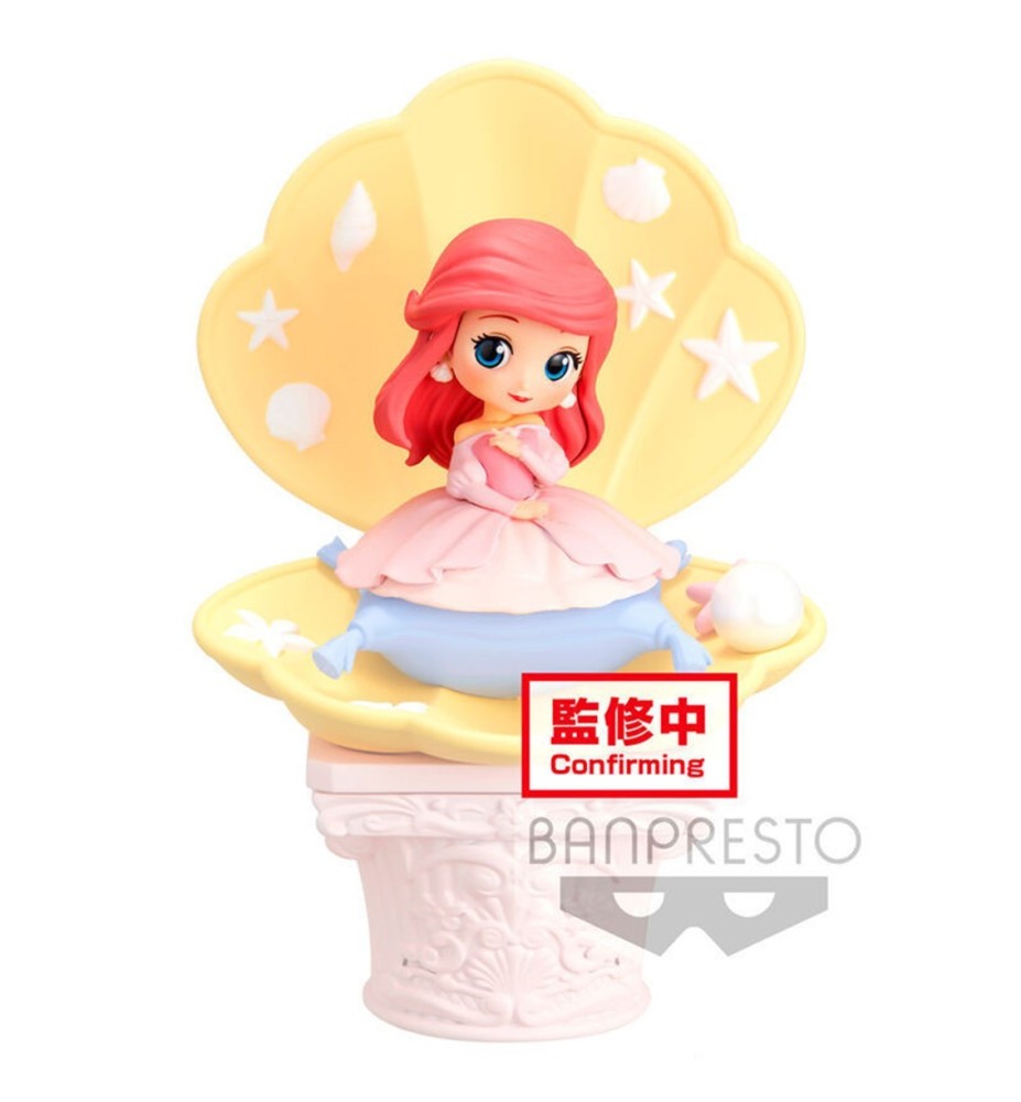 Figura Banpresto Q Posket Disney La Sirenita Ariel Vestido Rosa Ver. B