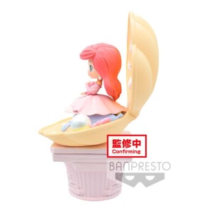 Figura Banpresto Q Posket Disney La Sirenita Ariel Vestido Rosa Ver. B