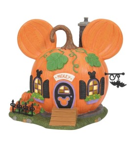 Figura Decorativa Enesco Disney Mickey & Minnie Mickey Casa Calabaza