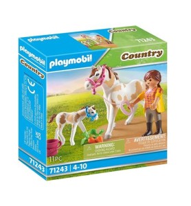 Playmobil Country -  Caballo Con Potro