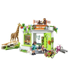 Playmobil Family Fun Consulta Veterinaria En El Zoo