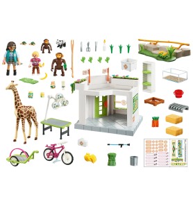 Playmobil Family Fun Consulta Veterinaria En El Zoo