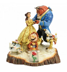 Figura Enesco Disney La Bella Y La Bestia By Heart