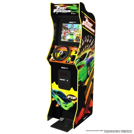 Maquina Recreativa Arcade 1 Up Deluxe Racing -  The Fast & The Furious