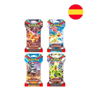 Juego De Cartas Pokémon Tcg Sobres En Blister Sv3 24 Unidades 2023 Español