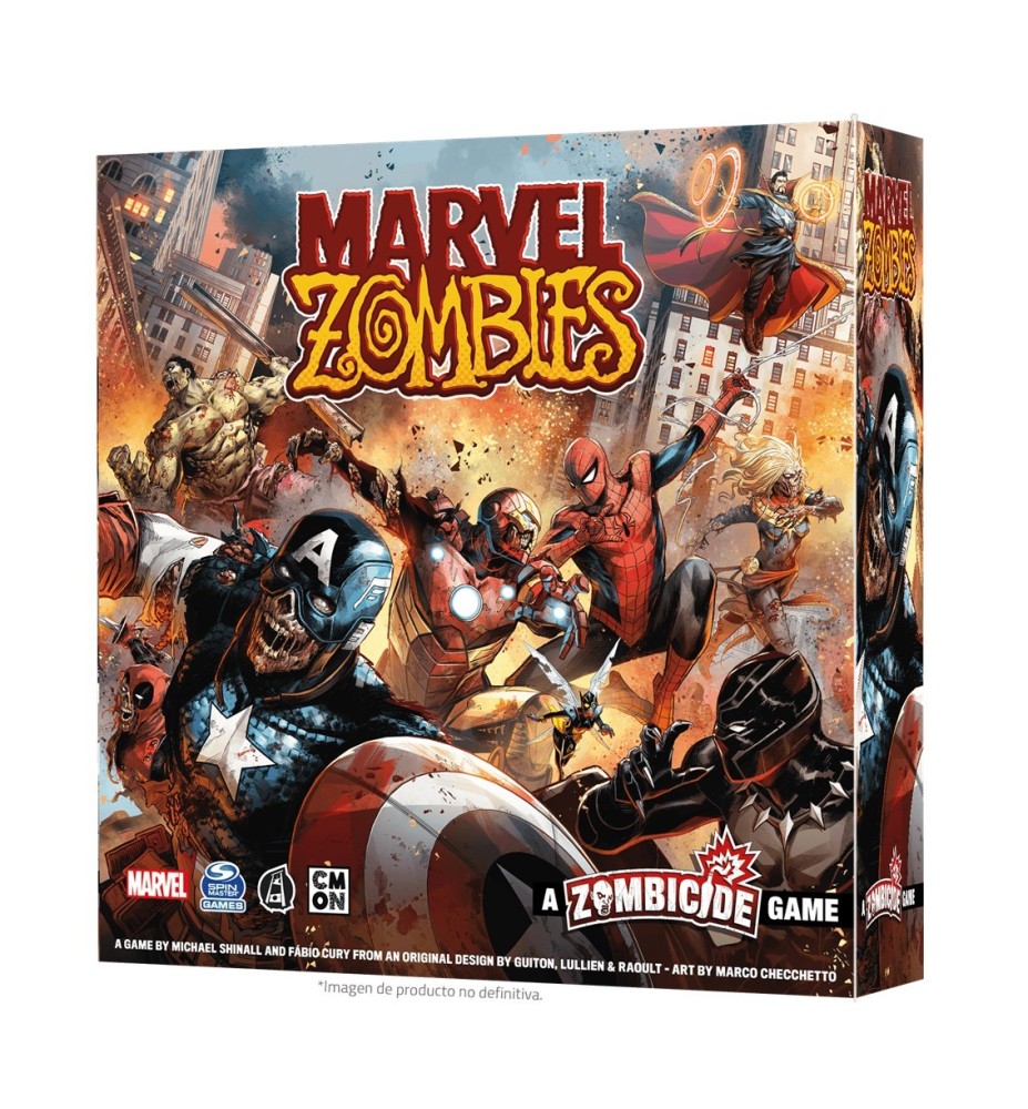 Juego De Mesa Marvel Zombies Edad Recomendada 14 Años