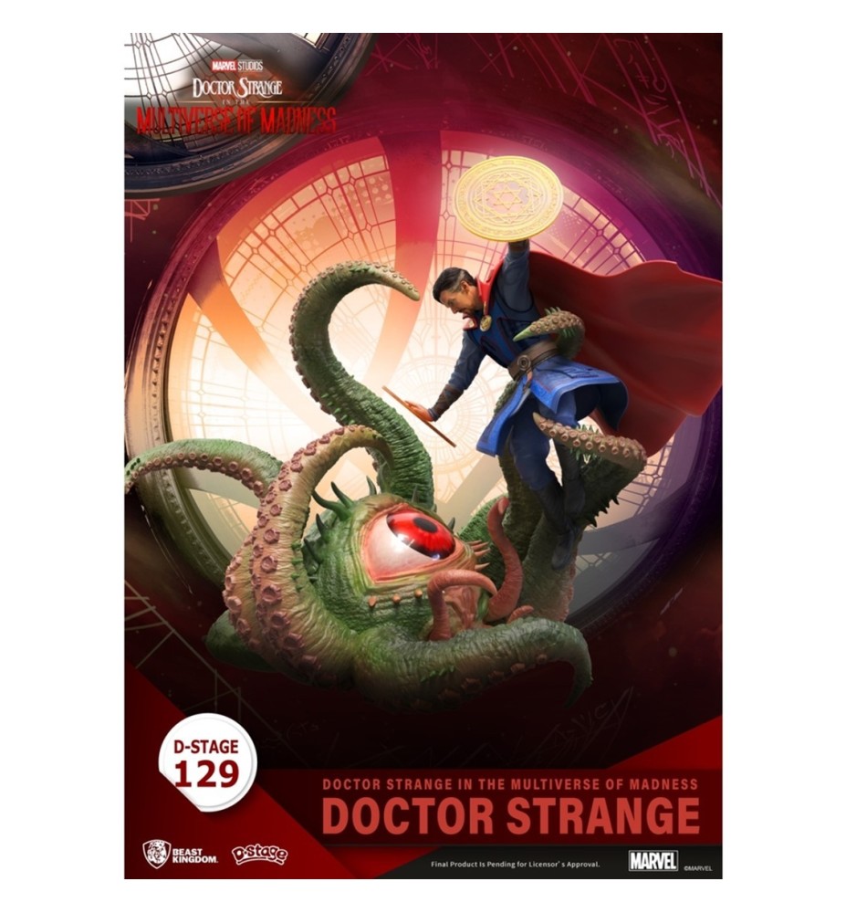 Figura Beast Kingdom Dstage Marvel Doctor Strange En El Multiverso De La Locura