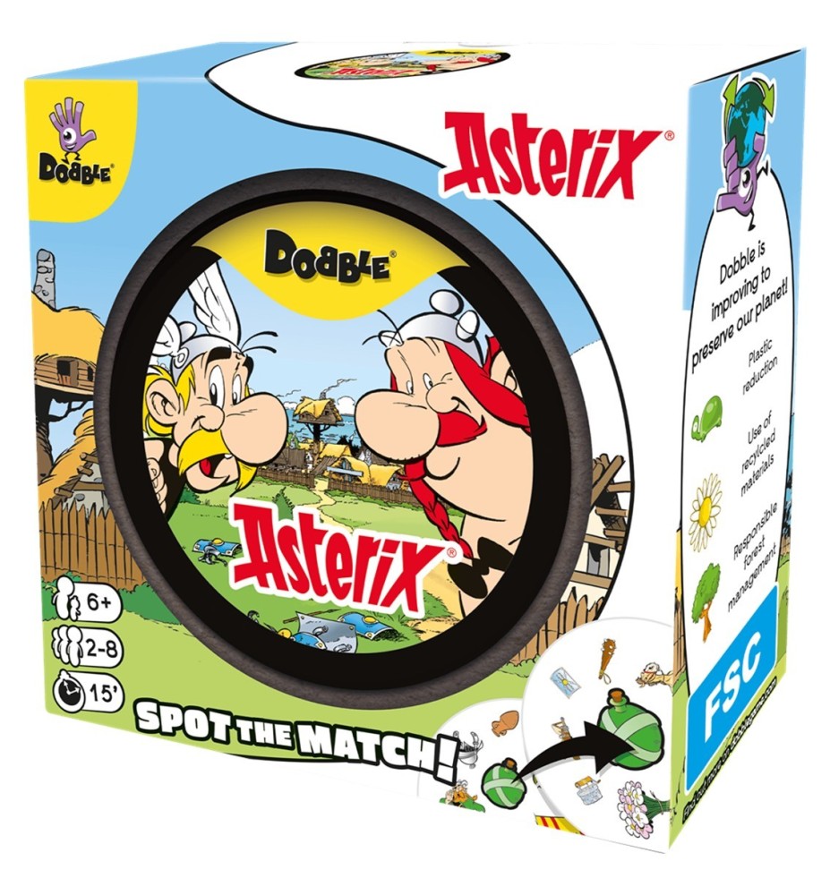 Juego De Mesa Dobble Asterix Pegi 7