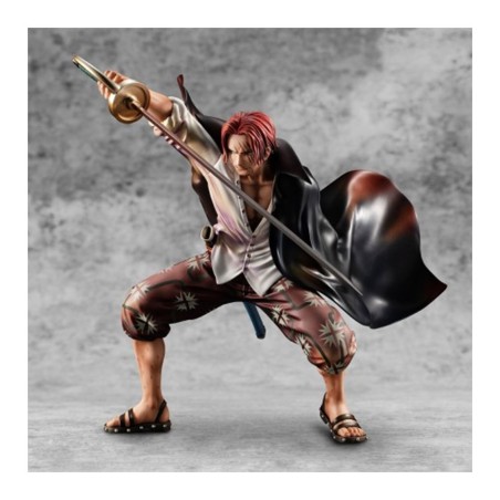 Figura Megahouse One Piece P.o.p. Playback Memories One Piece Pelirrojo Shanks