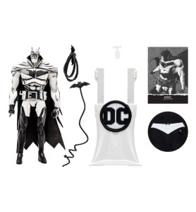 Figura Mcfarlane Toys DC Multiverse 7in -  Batman (batman: White Knight)(line Art)(gold Label)