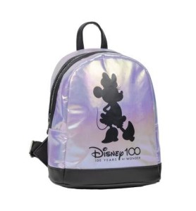 Mochila Casual Moda Iridiscente Disney 100