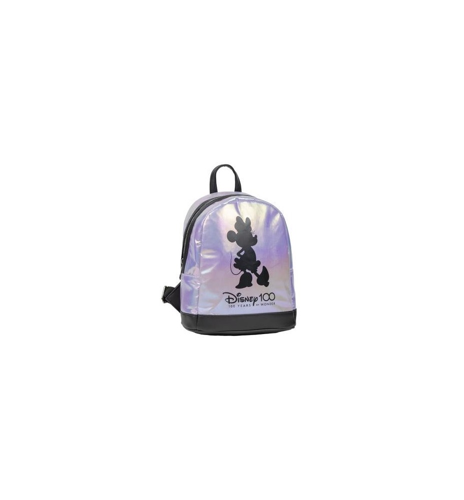 Mochila Casual Moda Iridiscente Disney 100