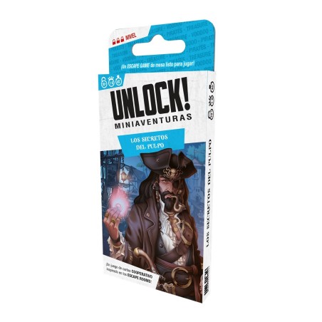 Juego De Mesa Unlock! Miniaventuras Los Secretos Del Pulpo Edad Recomendada 10 Años