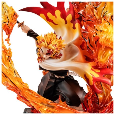 Figura Megahouse Demon Slayer Kimetsu No Yaiba Gem Rengoku Flame Tiger