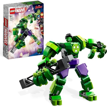 Lego Marvel Hulk Armadura Robótica